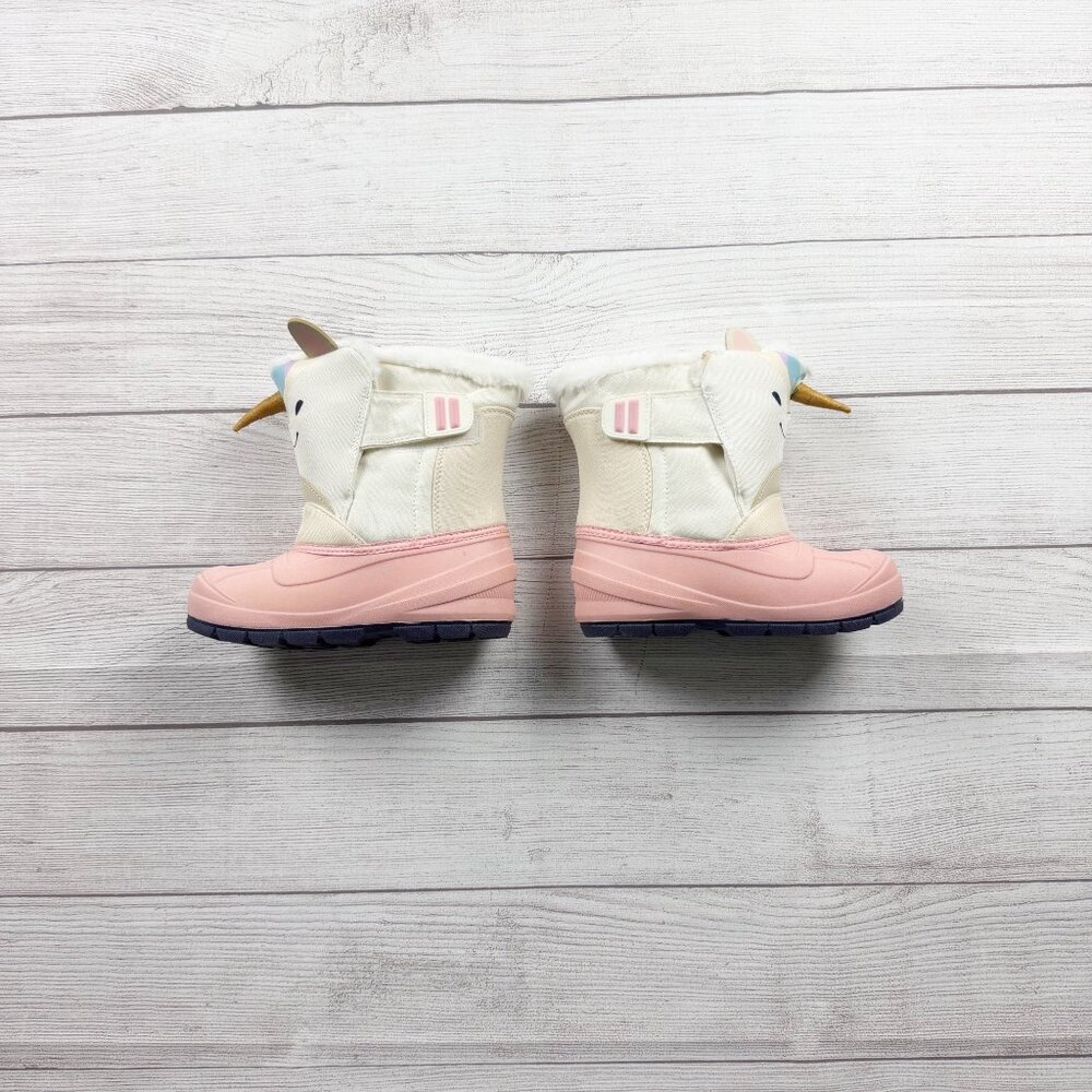 Cat & Jack Unicorn Strap Thermolite Snow Boots - Picture 2 of 7